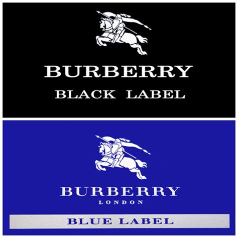 what is burberry blue label|burberry labels for dummies.